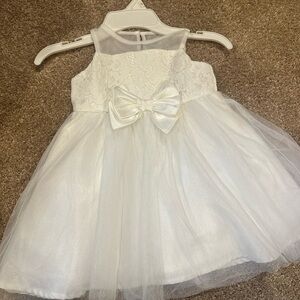 White Lace Kids Dress